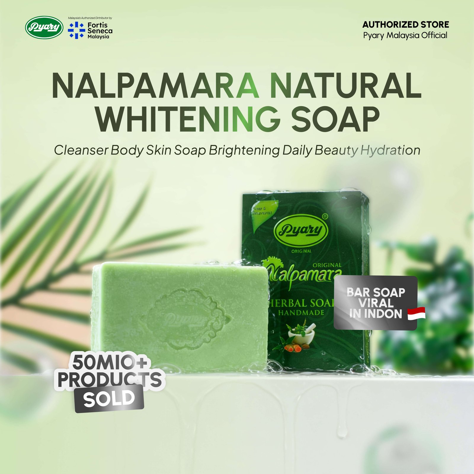 Nalpamara Herbal Whitening Soap - Product View